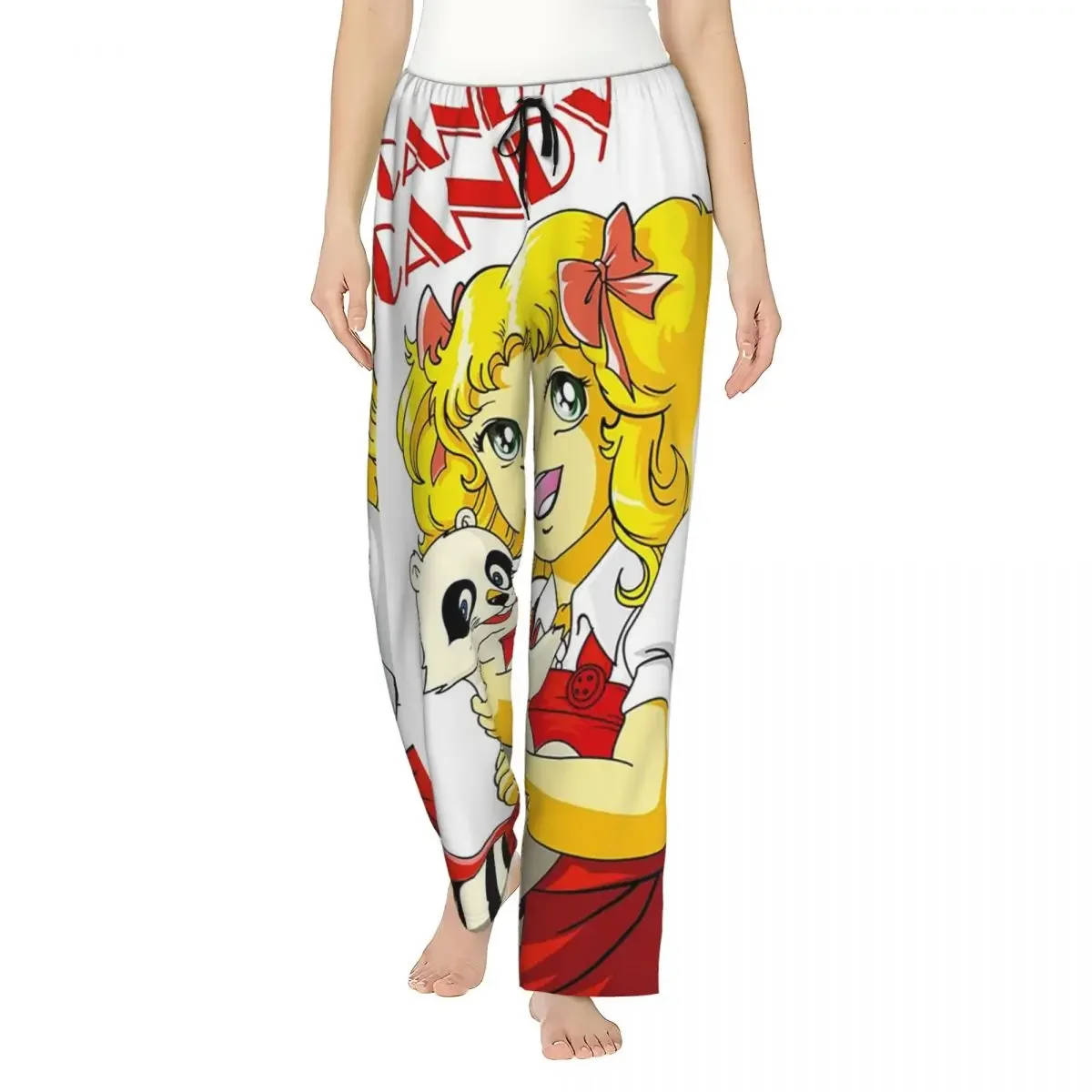 Custom Candy Candy Anime Manga The Best Anime Of The 70s Women Pajama Pants Lounge Sleep Sleepwear Bottoms with Pockets