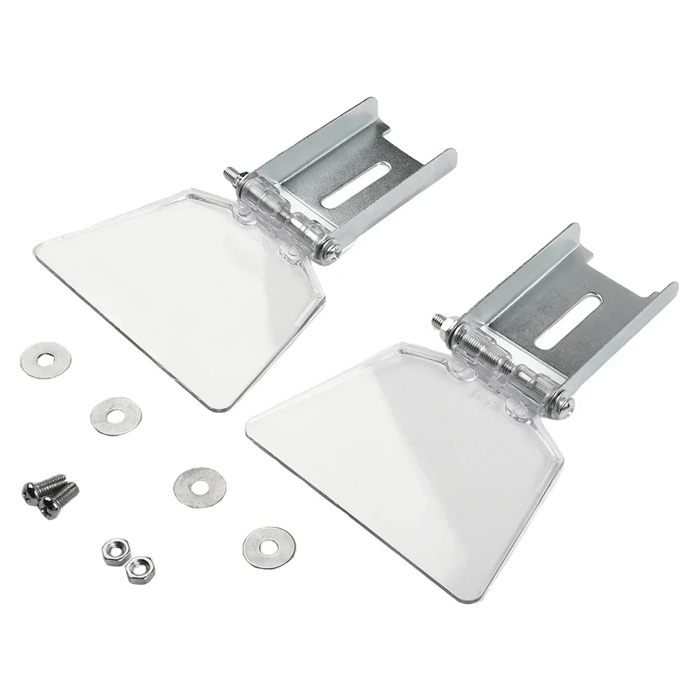 2pcs Bench Grinder Guards Grinder Shields Eye Guard Kit For Bench Type 125 Grinders Protection Dust-proof Safety Guard