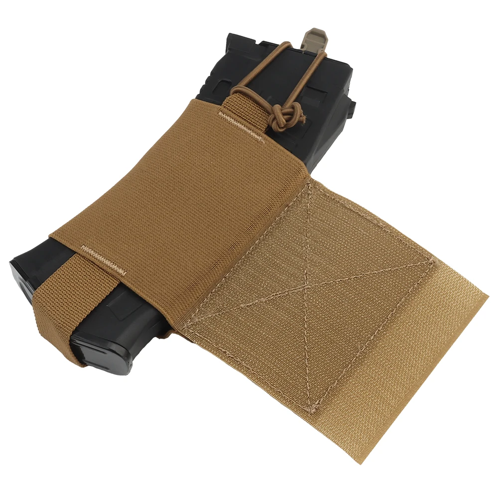 

Tactical Vest Side Pouch Walkie Talkie Holder 5.56/7.62mm Rifle Magazine Pouch Holster Single Hunting Accessories Tool Bag