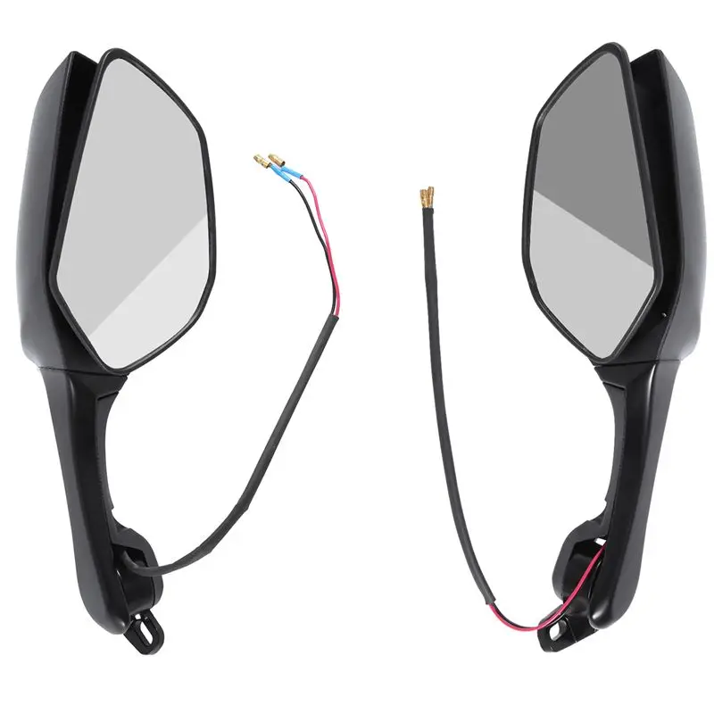 A30F-Motorcycle Side Rearview Mirrors With Turn Signal LED Light For Honda CBR250R CBR300R CBR500R CBR650F CBR650R