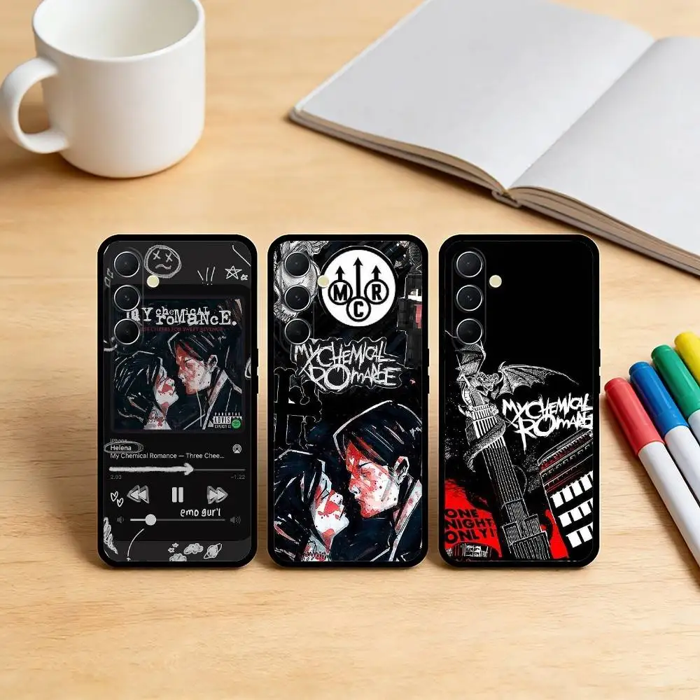 

AAA My C-Chemical Romance MCR Phone Case For Samsung S25,S24,S21,S22,S23,S30,Ultra,S20,Plus,Fe,Note,10,9,5G Black Cover