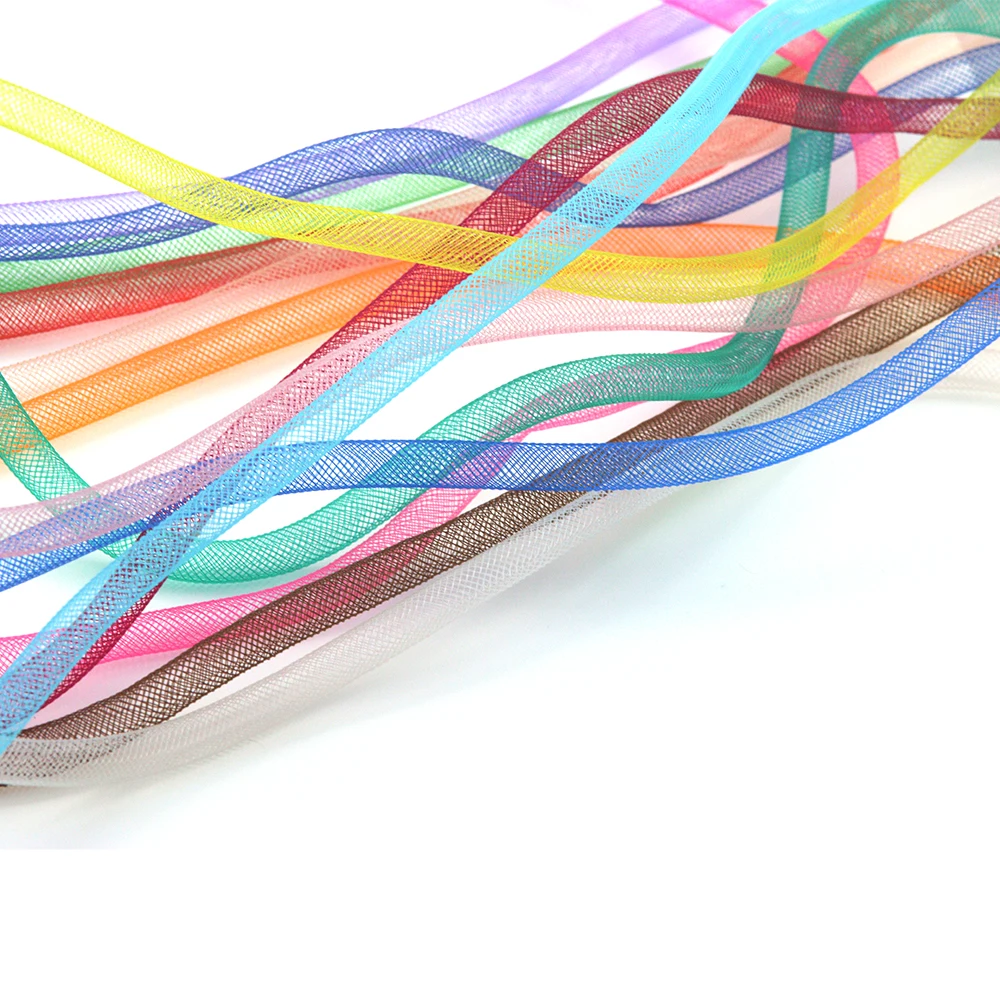 6MM Color Network Rope Multicolor Wholesale 5M/10M/LOT Bulk Bracelet Necklace Making DIY Refillable Jewelry Accessories