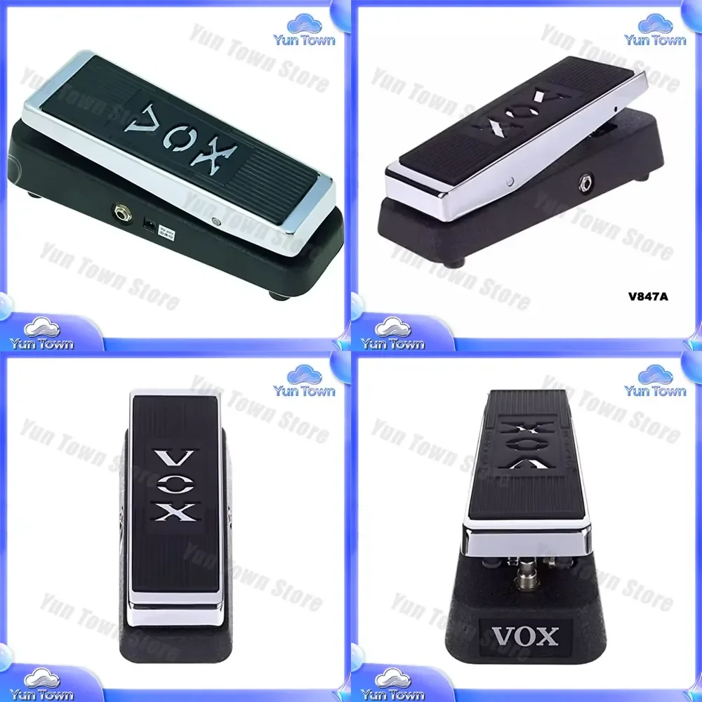 Pedal de Efectos para Guitarra VOX V847A Wah Wah, Color Negro, para Guitarra Eléctrica, para Músicos, para Rock, Blues, Funk, para Estudio y en Vivo