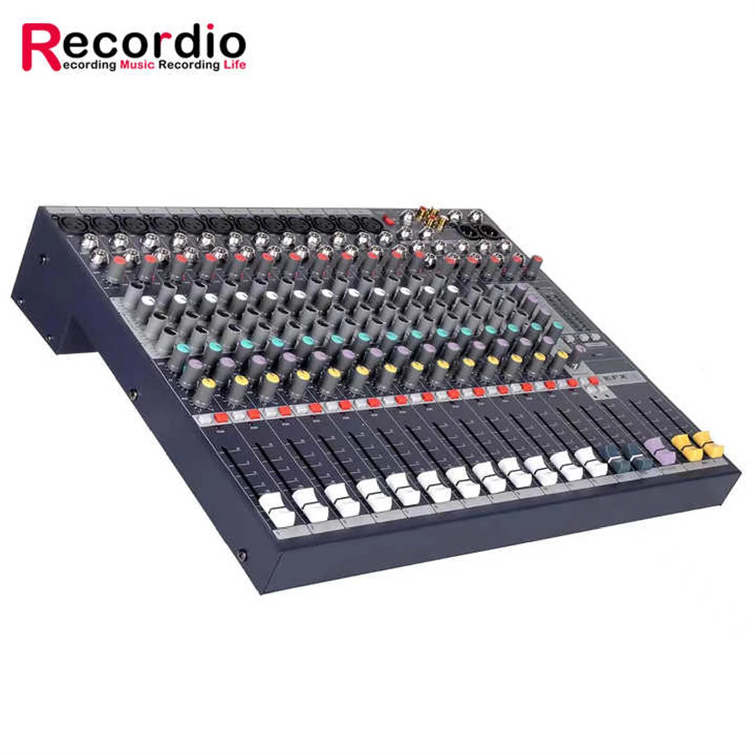 GAX-EFX12 12 チャンネルオーディオインターフェイスサウンドボードミキシングコンソール 32 ビット DSP DJ ミキサーオーディオリバーブエフェクトスタジオオーディオミキサー