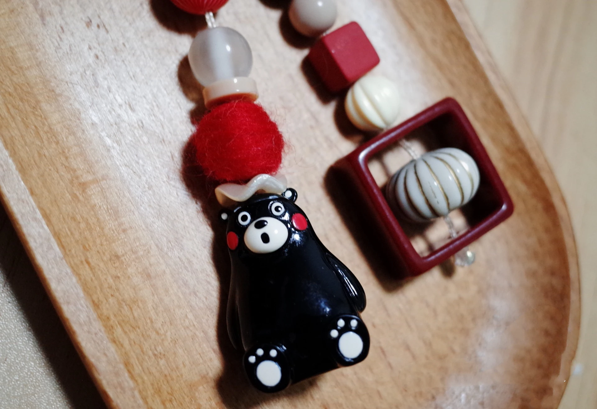 BJD Blythe handmade Eye changing Kumamon pull rope for sleeping eye doll accessories rope reinforcement