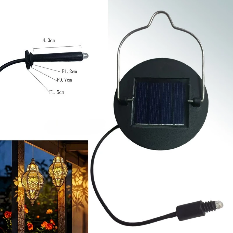 2/4Pcs 600mAh Solar Panel Replacement Tops Waterproof Outdoor DIY Repair Parts for Garden Yard Patio Lantern Decoration Lights