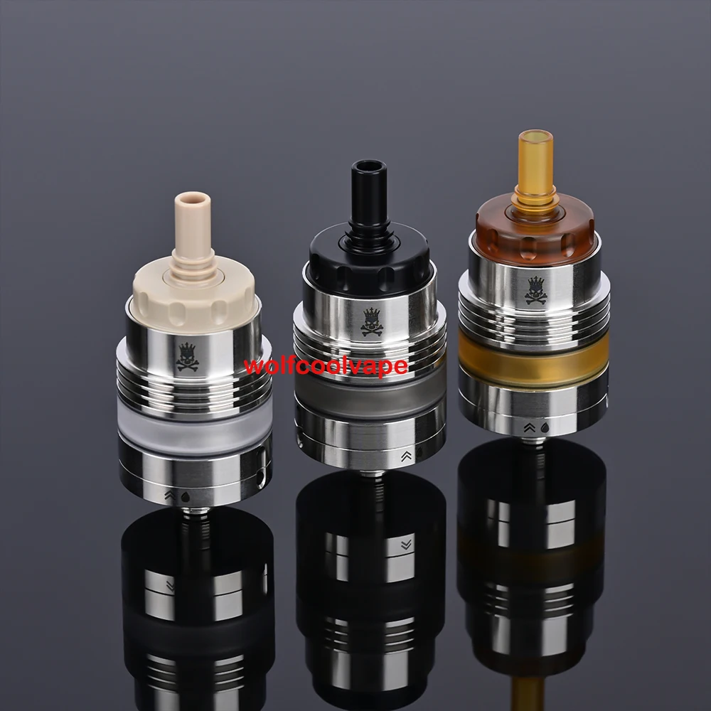 Wolfcoolvape monarchia OST stary styl szkolny MTL RTA Atomizer z wymiennym zbiornikiem 1.0 / 1.2 / 1.5 / 1.8mm Air Pins 22mm rta