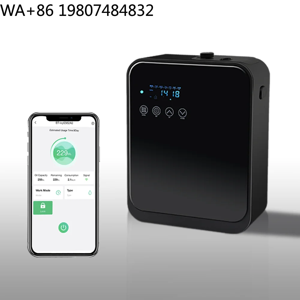 Multimode Tabletop Plastic Waterless Scent Nebulizer Smart App Control Silent Essential Oil Diffuser Durable Body Long Warranty