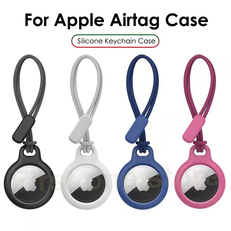 Apple AirTags用の保護シリコンケース,Appleイヤホン用の保護ケース,ストラップレス,傷防止アクセサリー