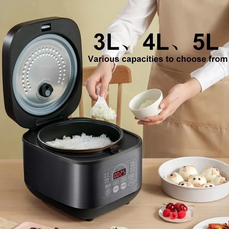 SUPOR Rice Cooker 3L/4L/5L Electric Cooker Multifunctional Portable Kitchen Appliance Non-stick Pan Liner with Steamer For Home