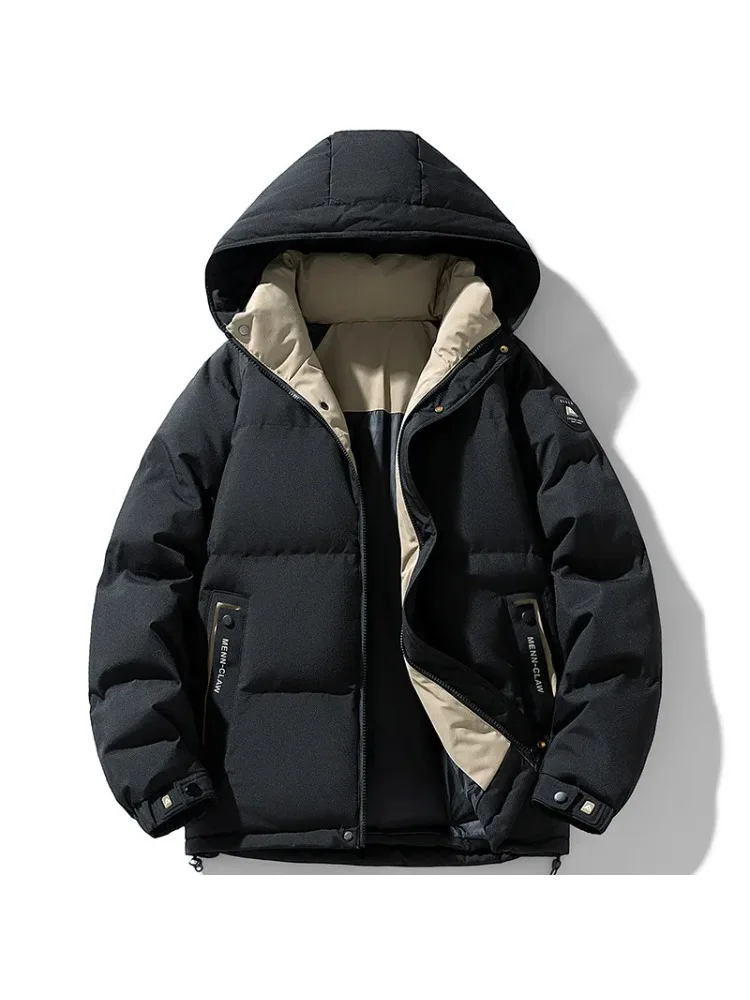 

Новый стиль, утолщенная морозостойкая мужская рабочая одежда с капюшоном, мужское зимнее пальто, хлопковая куртка, теплое пальто, ветрозащитное теплое хлопковое пальто