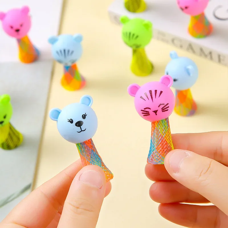 20Pcs/bag Cute Mini Animal Jumping Doll Toys for Kids Birthday Party Favors Classroom Prize Baby Shower Gifts Goodie Bag Fillers