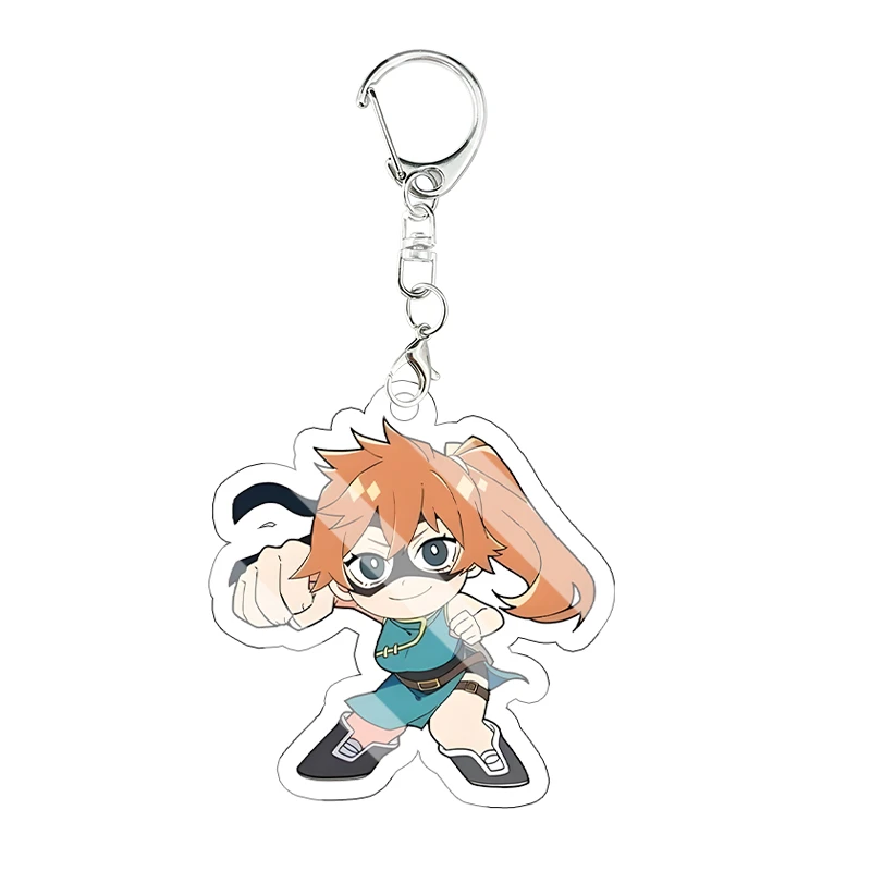 My Hero Academia Acryl-Schlüsselanhänger Niedliche Q-Version Shoto Todoroki Ochaco Uraraka Anhänger Taschencharms Anime-Deko Schlüsselring Geschenk – Detail 7