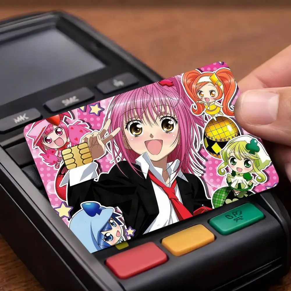 Autocollant de protection pour cartes de transport en commun Shugo Chara, autocollant imperméable pour la décoration de la face des cartes, 4 pièces