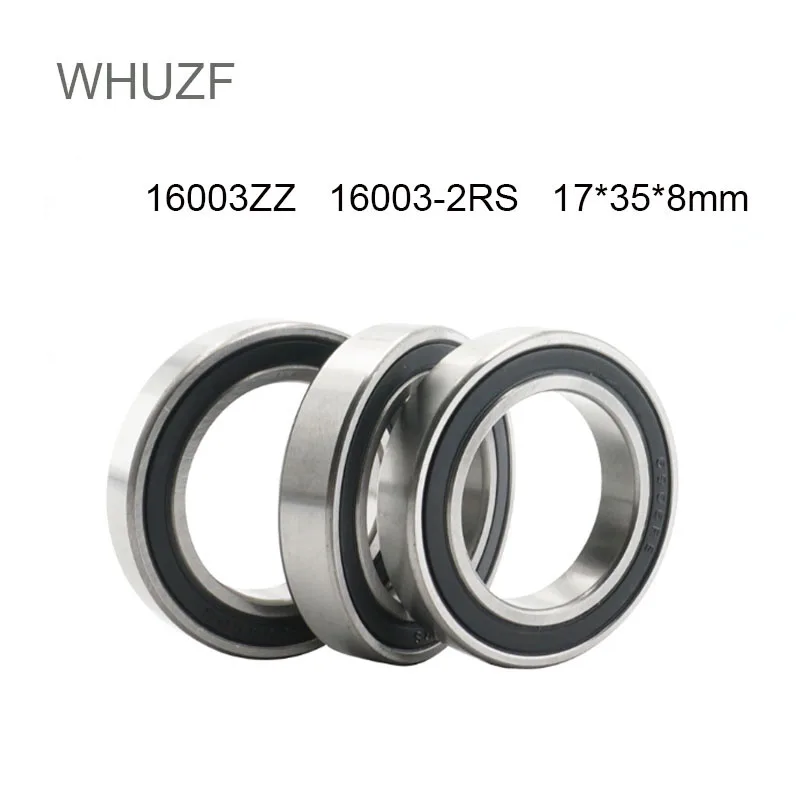 

WHUZF Free Shipping 16003RS 16003ZZ 17*35*8mm 2/4pcs Bearing 16003 16003RS 2Z Chrome Steel Deep Groove Bearing