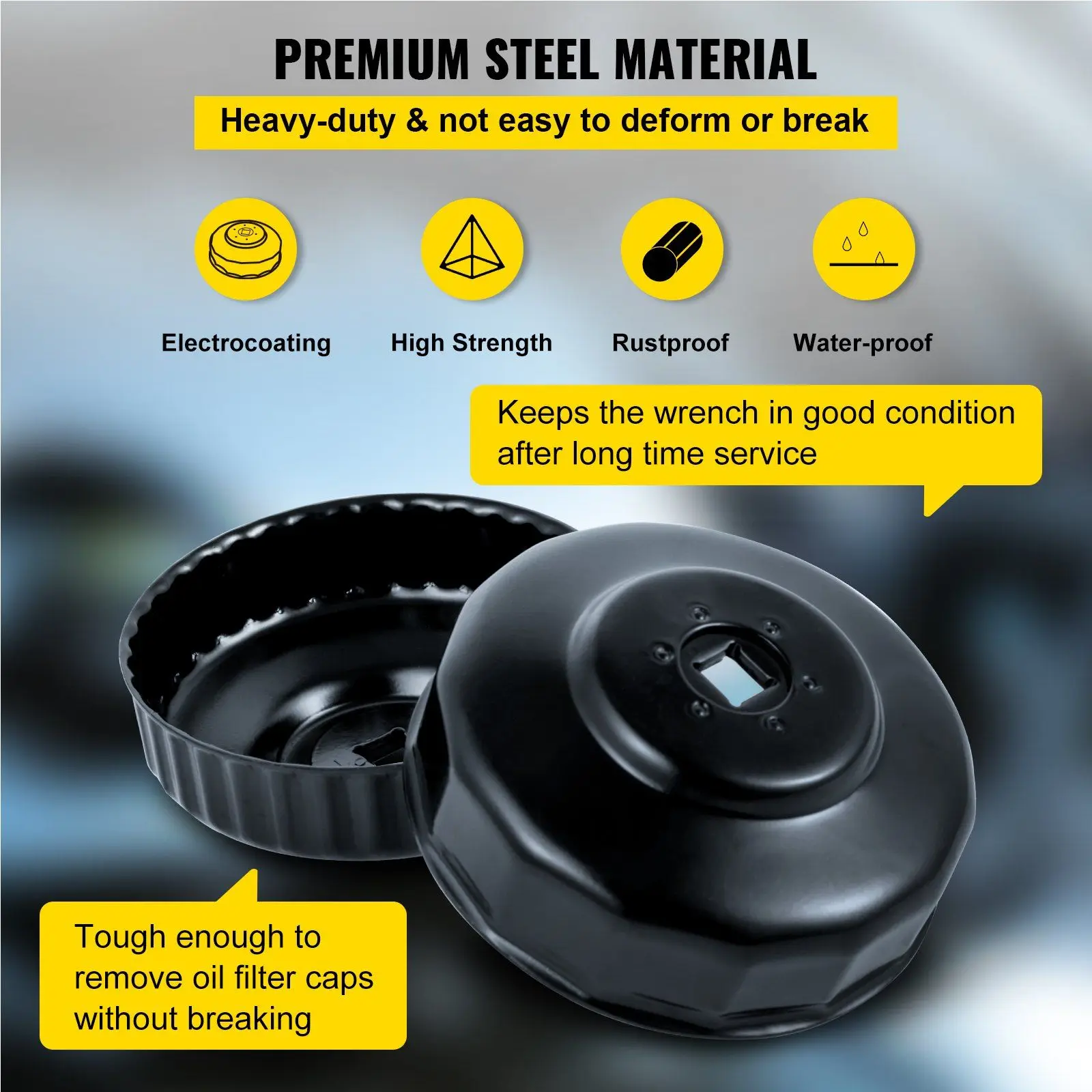 مجموعة مقابس فلتر الزيت 30 قطعة 3/8 بوصة مجموعة أدوات مفتاح ربط فلتر زيت فولاذي منخفض المستوى مع حقيبة تخزين لمجموعة متنوعة من السيارات