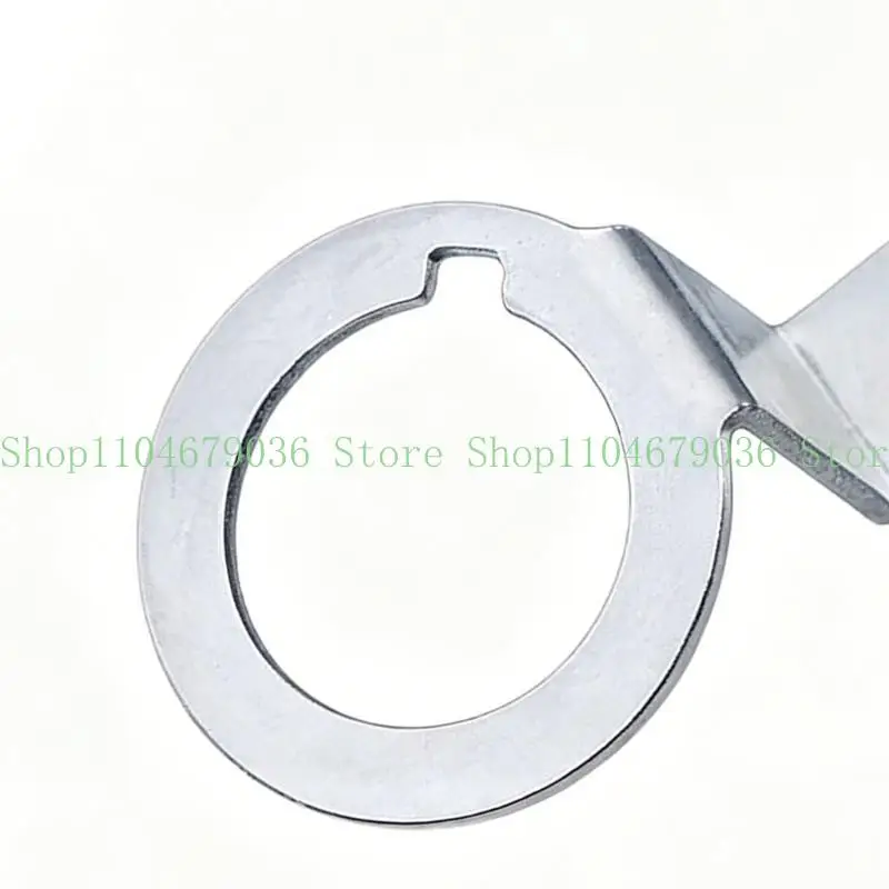 652F Metal Motorcycle Bracket for CG125 Lock Mount Service Part with Two Mounting Holes Silver Tone Support and Single