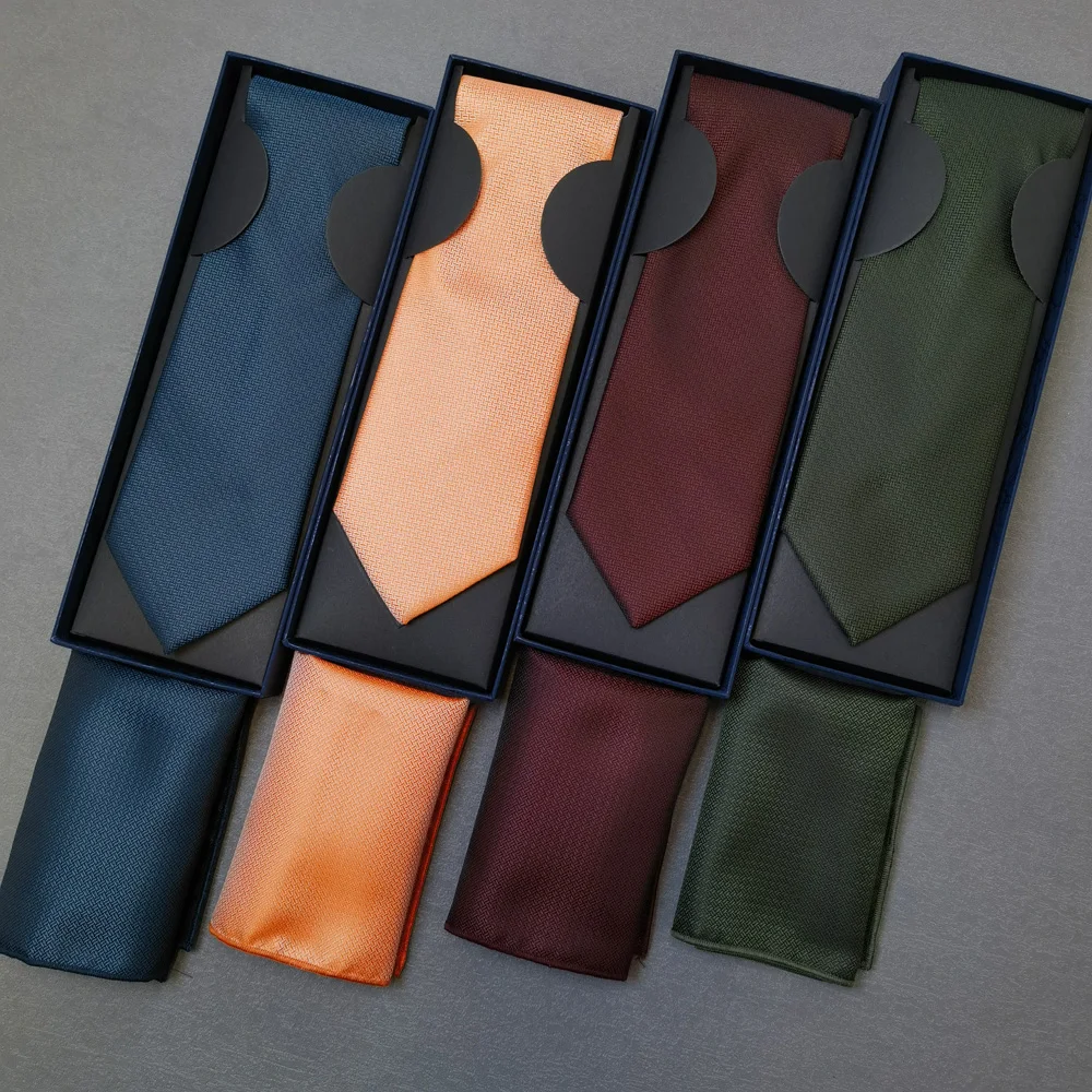 caixa-de-presente-de-luxo-classico-listra-escura-carta-cerceta-verde-gravata-suave-conjunto-handky-gravata-para-casamento-masculino-alta-qualidade