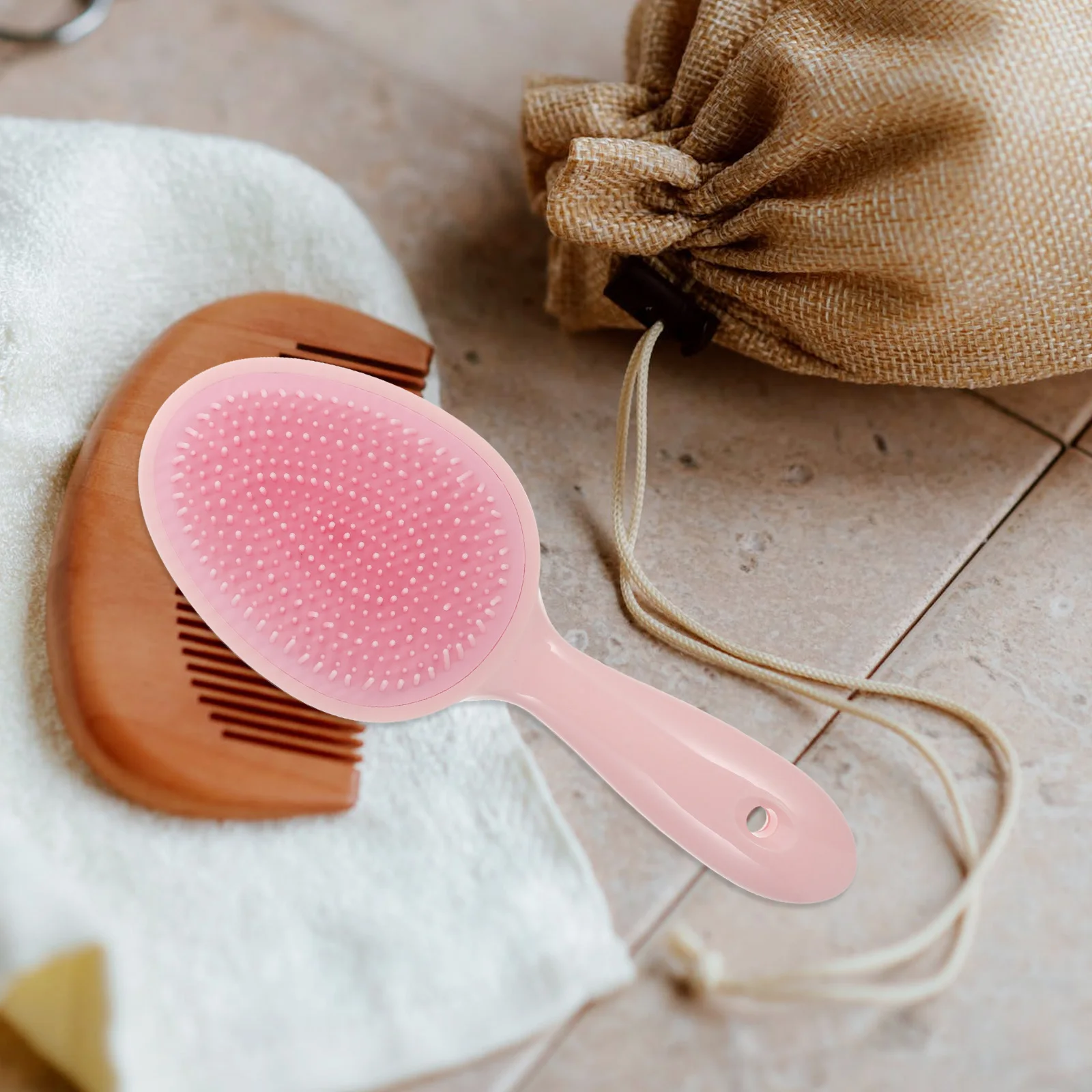 

Shampoo Comb Scalp Scrubber Dandruff Massage Brush Cleansing Modeling Multifunctional Massager Promote Circulation Hair