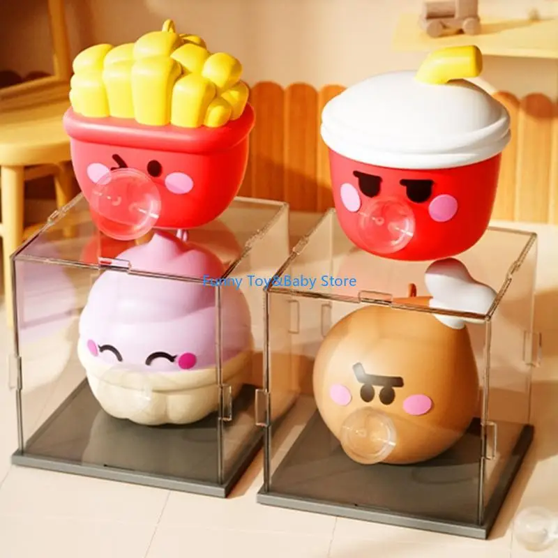 Cartoon Eis Blase Burger Squeeze Spielzeug Blasen Blase Stress Relief Sensorischen Büro Schreibtisch Dekore Geschenk C90B