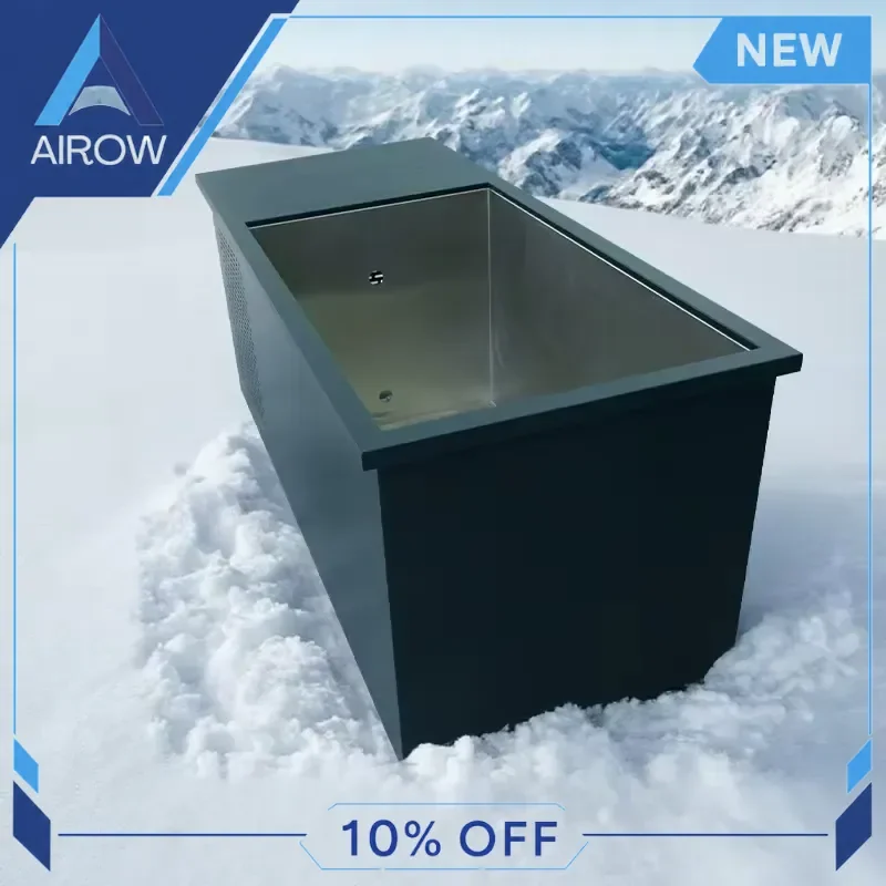 for Stainless Steel Ice Bath Tub 1 Person Cold Plunge Pool Sports Recovery Muscle Relief Home Gym Fitness Equipment