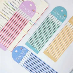 160 Sheets Transparent Sticky Notes Pads Clear Notepad Waterproof Memo Pad for Journal School Office Stationery 인덱스