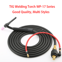 4M/13ft  WP17 17F 150A TIG Welding Torch Gas-Electric Integrated Soft copper Wire GAS Quick  Euro Connector DKJ 10-25 35-50