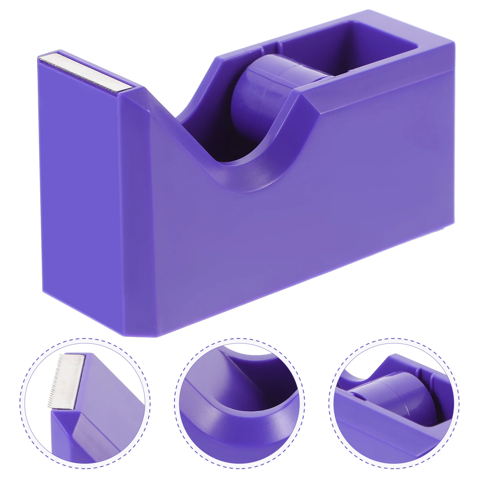 Mini distributeur Transparent, support Compact, papier robuste, fournitures de bureau, support de ruban adhésif décoratif