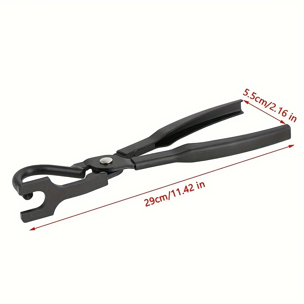 38350 Exhaust Pliers Hook Bracket Breakaway Rubber Removal Tool, Durable Iron Material - Automotive Repair Hand Tool