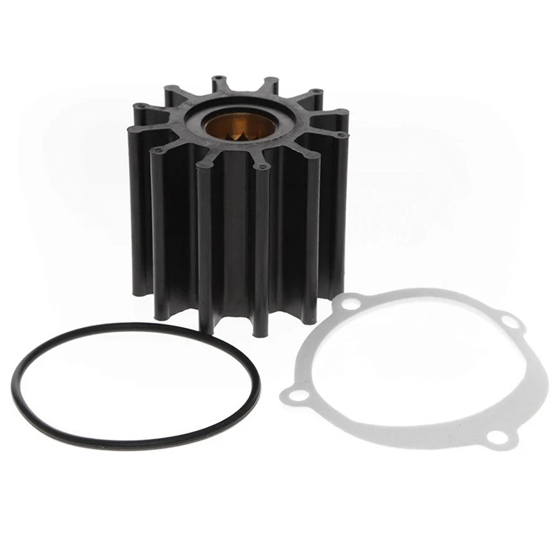 Water Pump Impeller Repair Kit 09-812B-1 Engine Supplies Black Plastic For Johnson