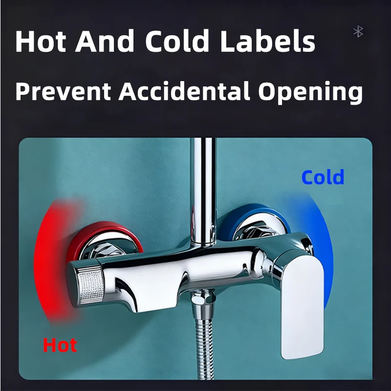 أغطية تجميل الصنبور من نوع سبليت أغطية زخرفية لرأس الدش أغطية زخرفية للمياه الساخنة والباردة أغطية إخفاء الأنابيب