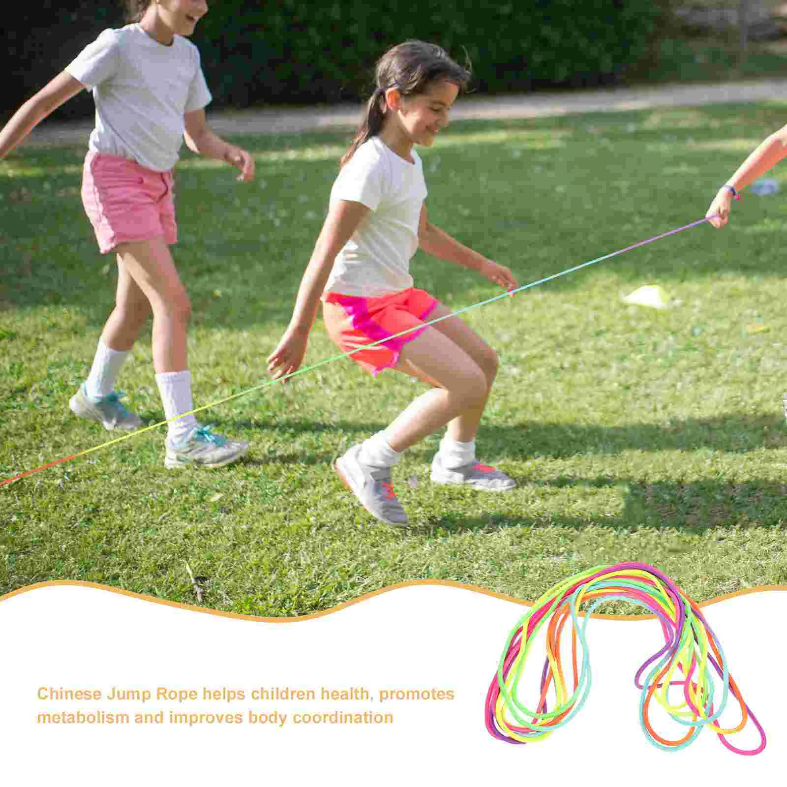 Rubber Band Kids Chinese Jump Ropes For Kidss For Kids For Kids Children Aldult Fitness Skipping Nylon Boys Girls Adults