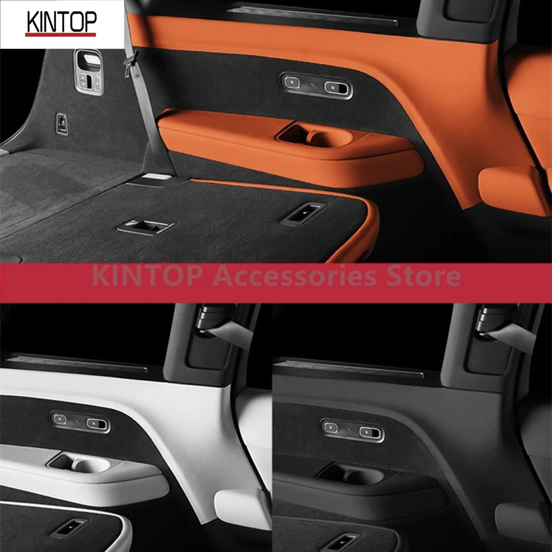 For LIXIANG L8/L9 22-23 Trunk Anti-collision Sticker, Rear Anti Kick Pad, Seat Belt, Anti-collision Decoration Accessories