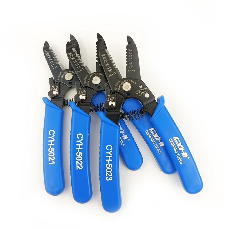 CYH-502 multifunctional stripping pliers for electricians, cable cutters, and crimping pliers