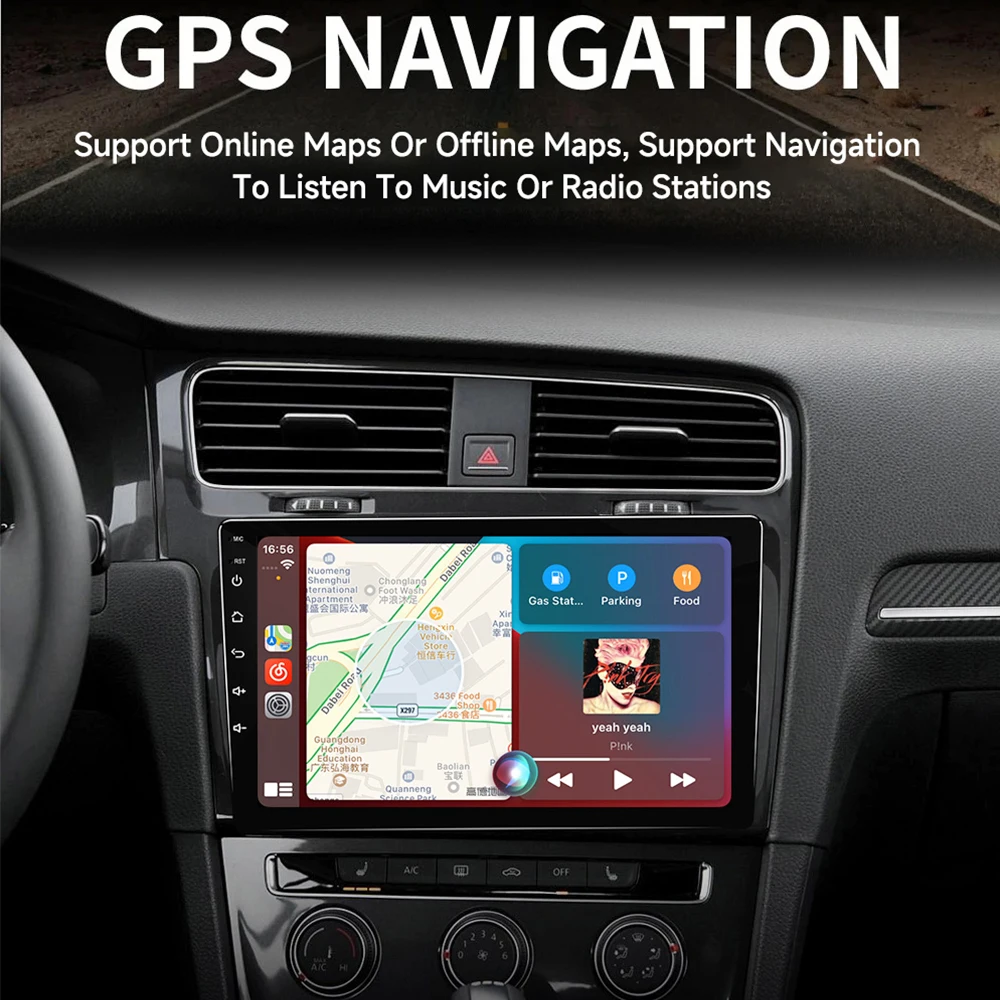 JIUYIN 10.1 بوصة مشغل راديو السيارة ل Volkswagen VW Golf 7 2013-2020 اللاسلكية CarPlay الوسائط المتعددة لتحديد المواقع Autoradio شاشة ستيريو #6