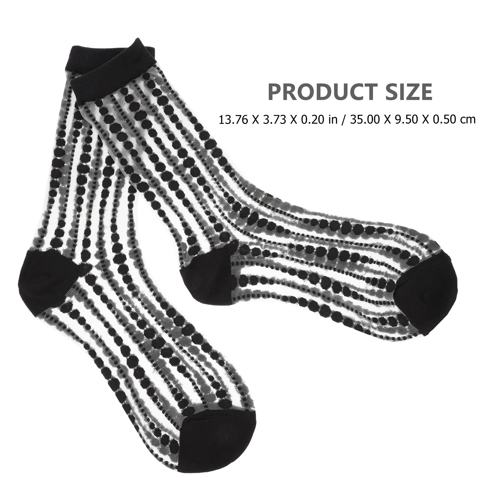 

Water Drop Socks Transparent Black Ultra Thin Summer Fashion Women Stockings Student Party Daily Life Anti Skid Design Gift