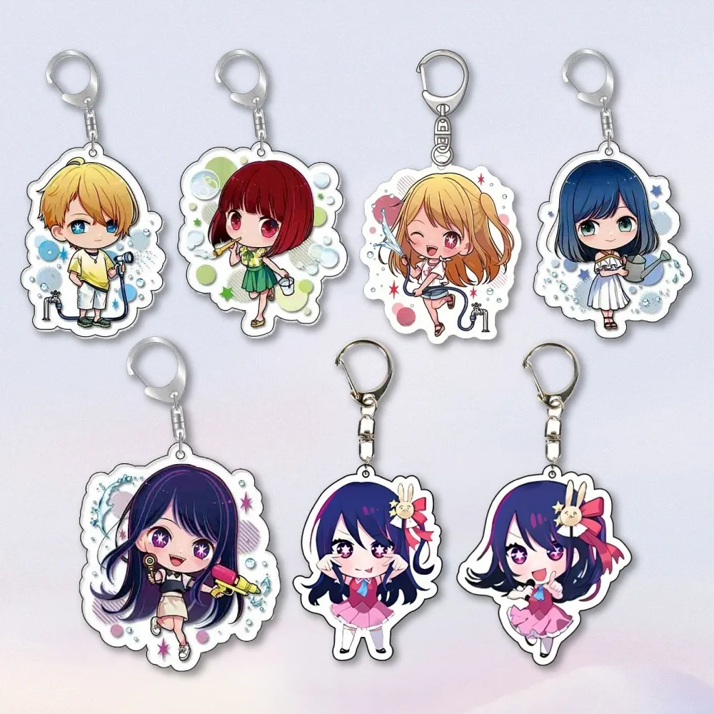 

Diy I Push The Kid Acrylic Keychain Anime Peripherals Two-dimensional Cute Cartoons Originality Backpack Pendant Holiday Gifts