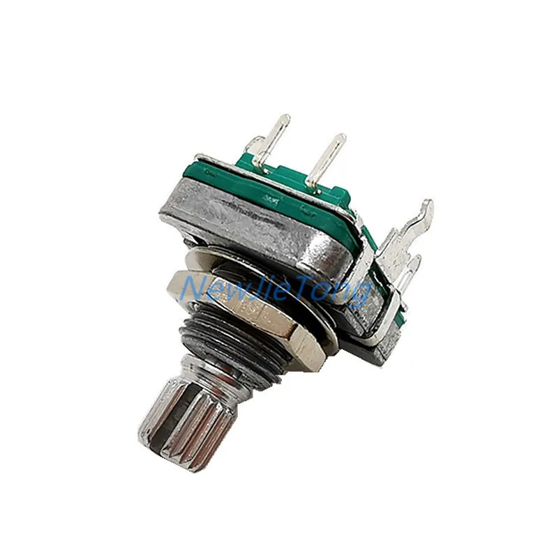 2pcs EC16 Rotary Encoder 24 Position Digital Rotary 5Pins Amplifier Volume Switch Induction Cooker Switch 15MM Plum Shaft