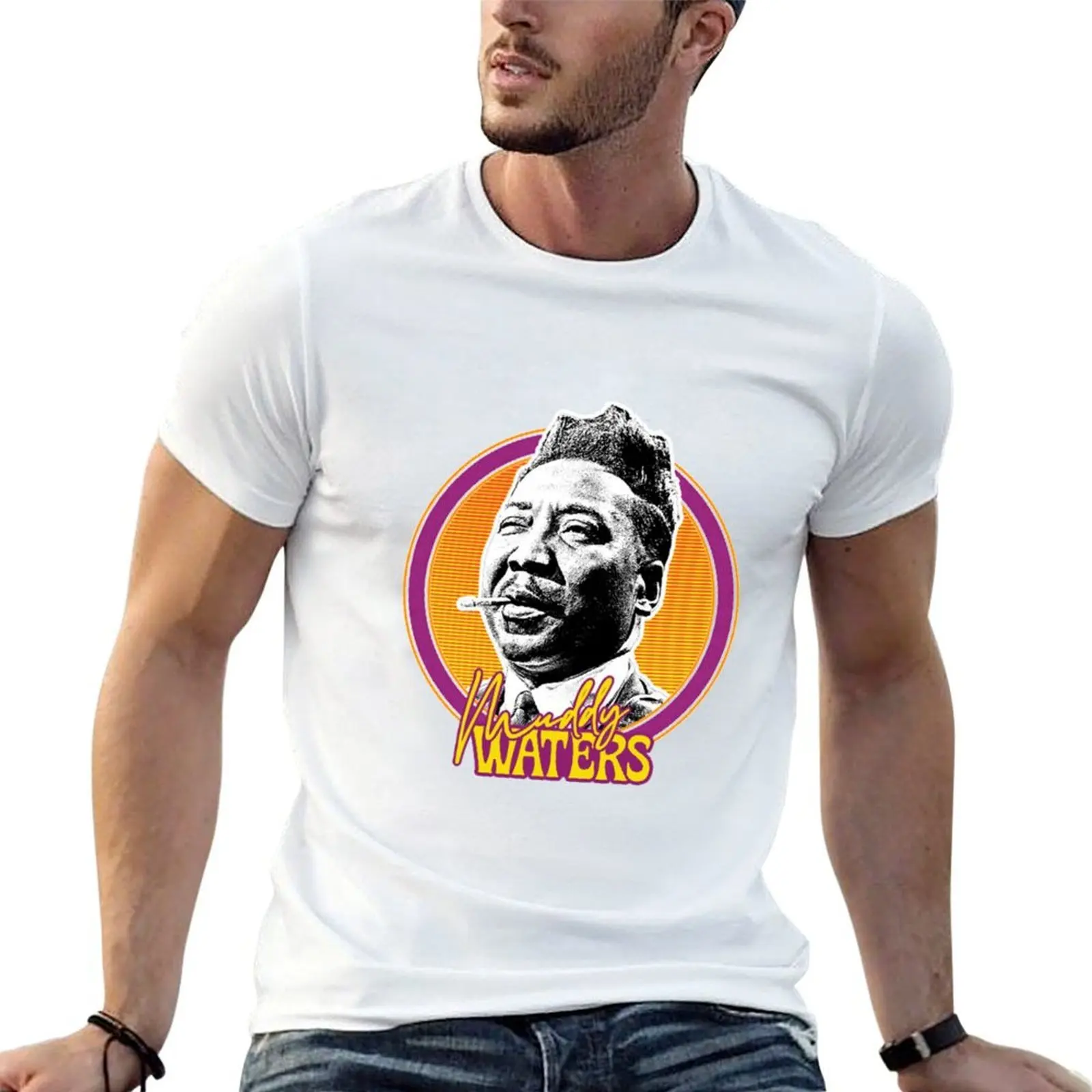 

Muddy Waters T-Shirt t shirts cotton 100% t shirt custom print T-Shirt