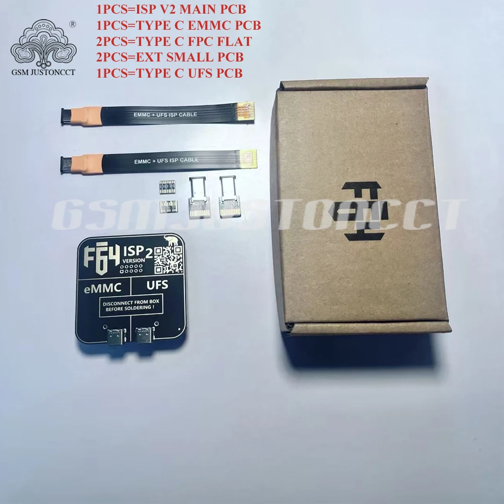 NEWEST Original F64 ISP V2 Adapter Set with FPC V2 EMMC UFS Tools