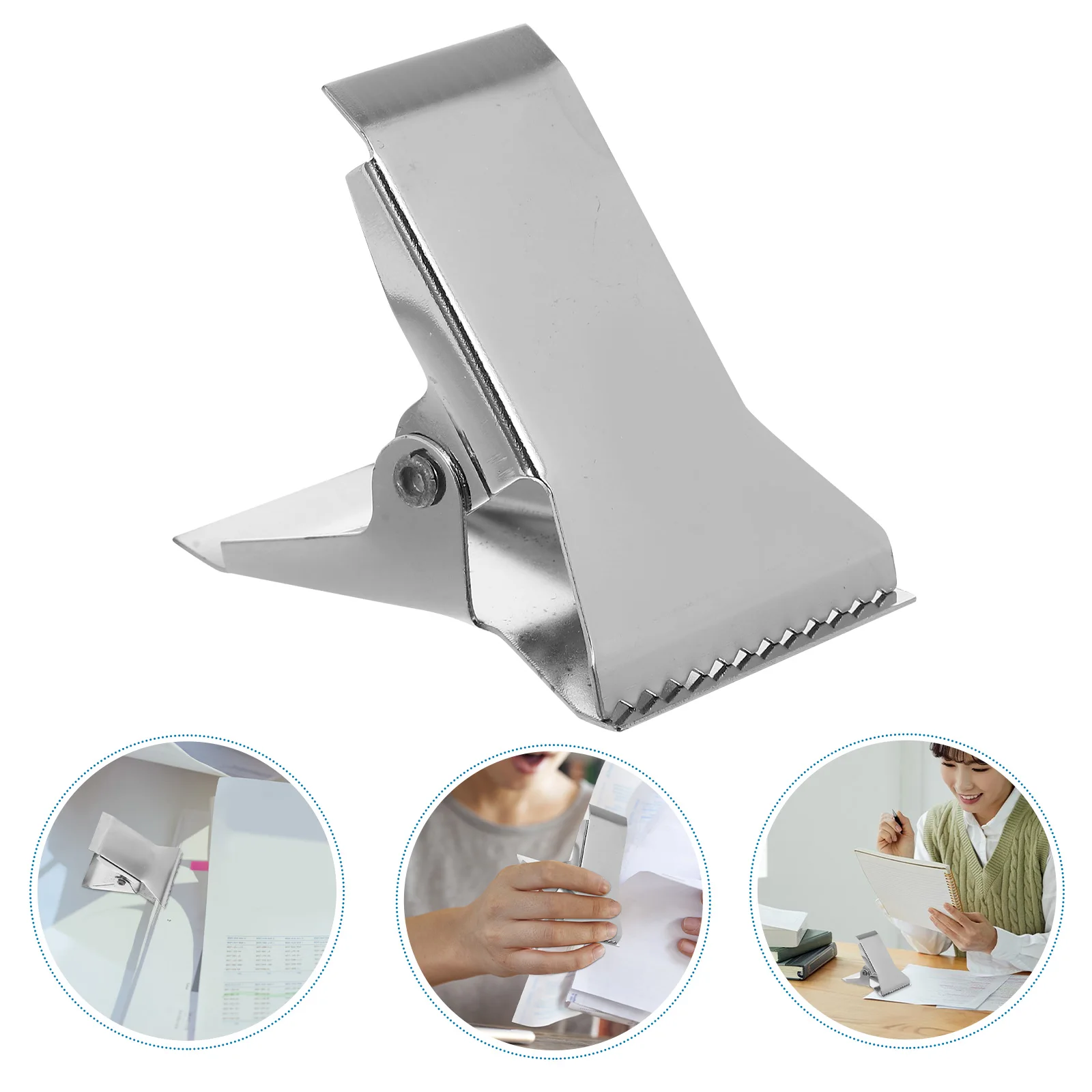 

Heavy Duty Steel Large Fastener Clamps Strong Grip For Office Home Document Organization Accounting Filing Financial Papers