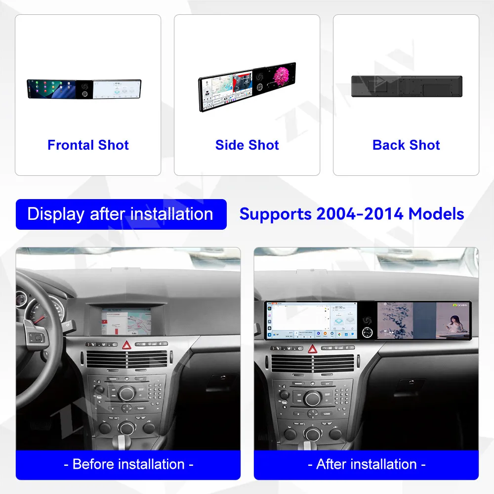 For Opel Zafira/Astra 2004-2014 Android 13 12.3