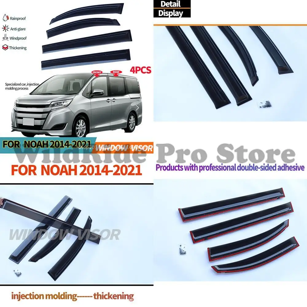 

1 комплект для TOYOTA NOAH R80 2014-2021, оконные козырьки, дождевики