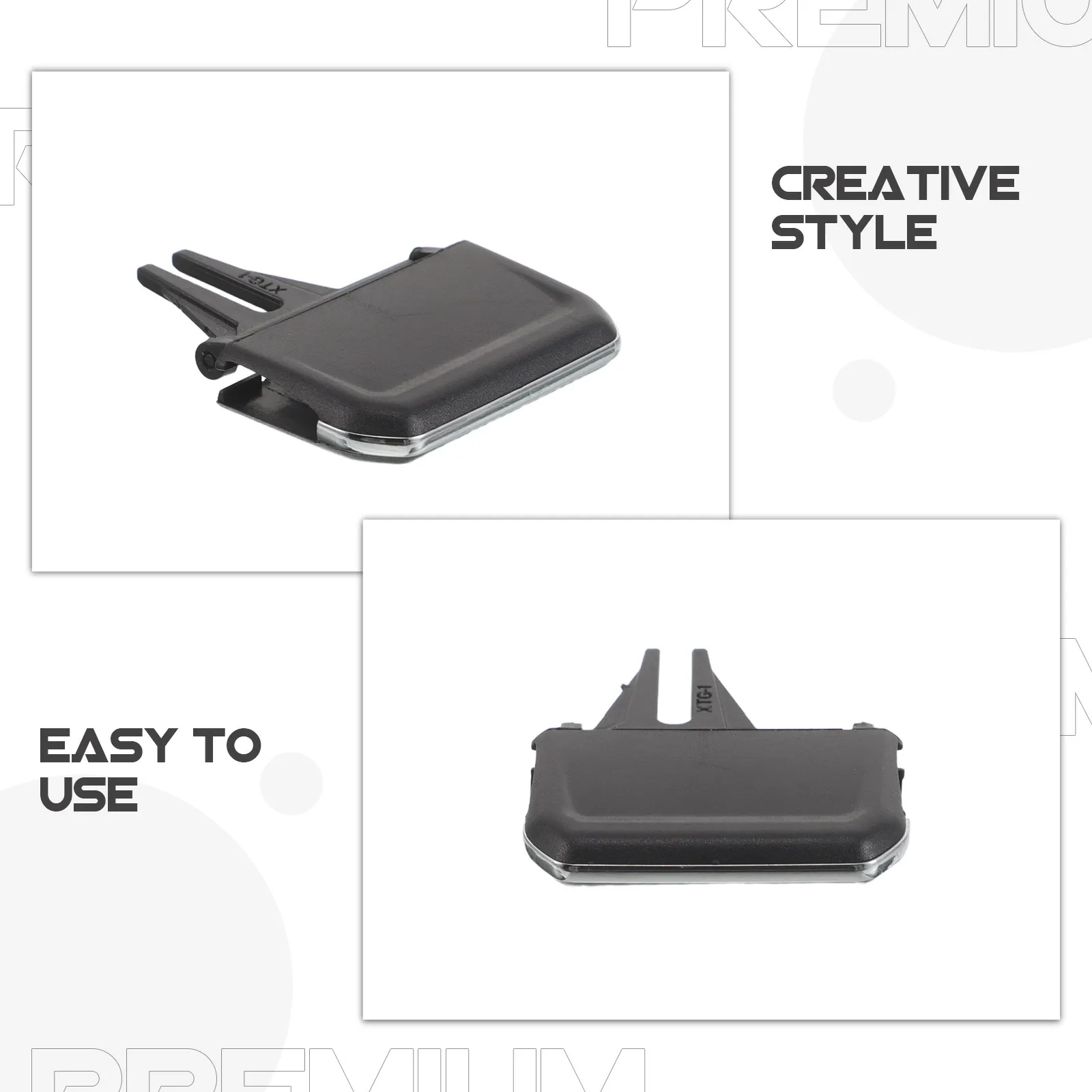 Car Vent Clips Air Conditioning Replacement Tab Dashboard Air Vent Lever Control Auto Interior Repair Parts Stable Clip Design view 3