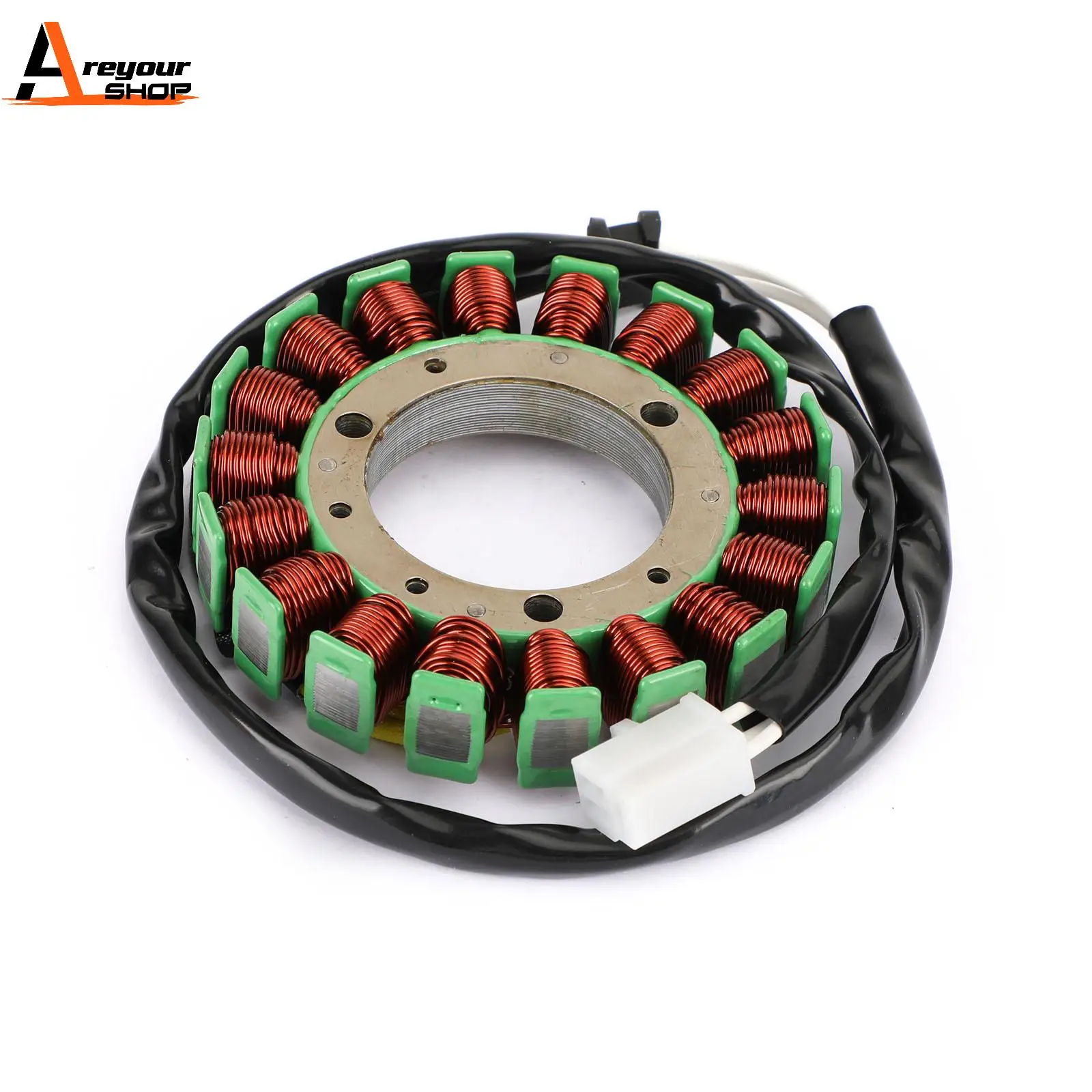 Areyourshop Alternator Stator Coil Fit for Kawasaki W 400 650 C A EJ650 EJ400 SE 1999 to 2008 21003-1348 21003-1384 Motor Parts