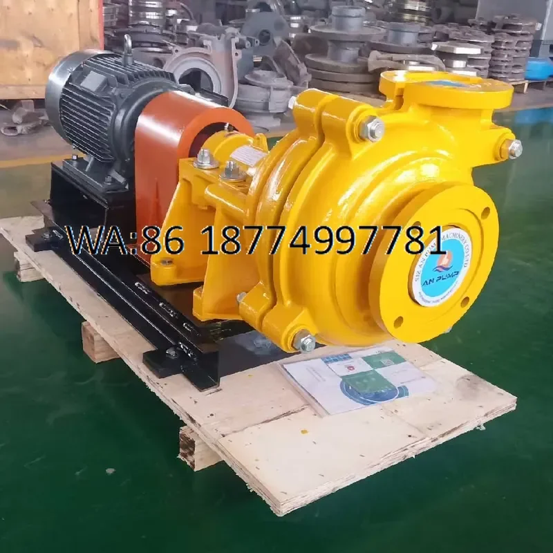 custom Horizontal Mud Mine Sand Slurry Gravel Sludge Mixed Water Pulp Engine Mining Pump