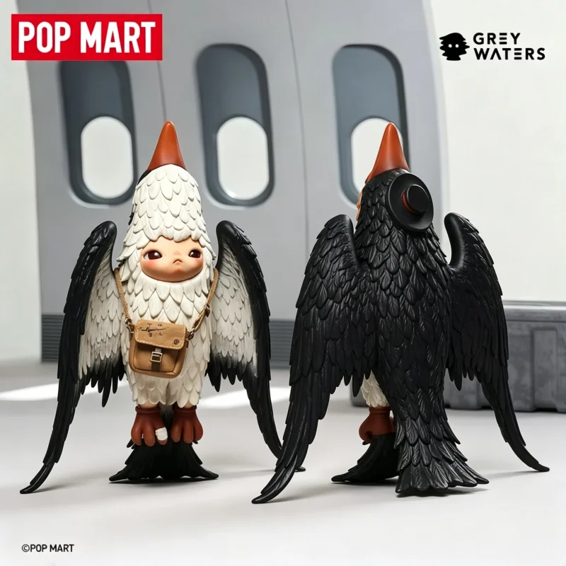 

Genuine POP MART Hirono X Leah Dou Series Blind Boxes Action Anime Figure Designer Doll Collection Desktop Toys Collectors Gift