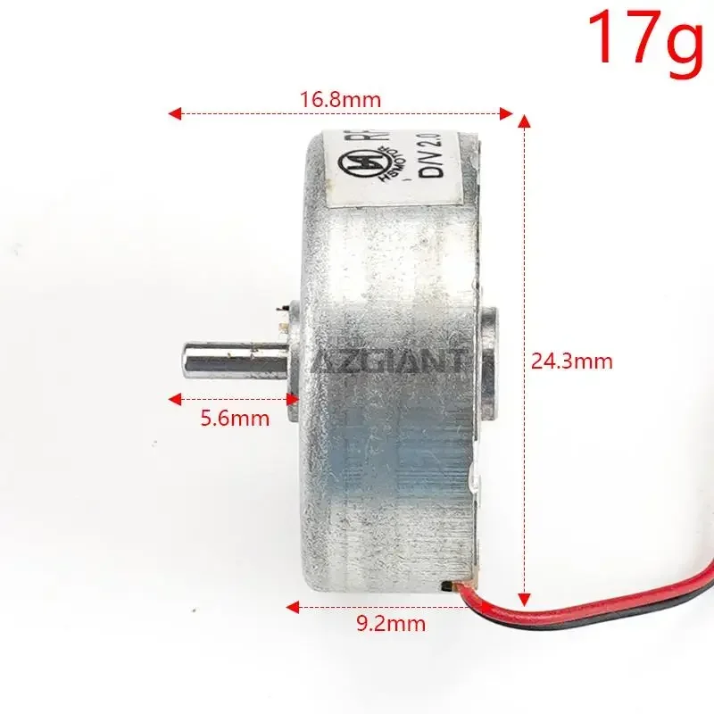 RF-300C-12350 400 motor DC 3V-6V ultra-thin motor metal brush high torque  RF-400CA-1D350 5.9V 12500r/min high speed motor iron