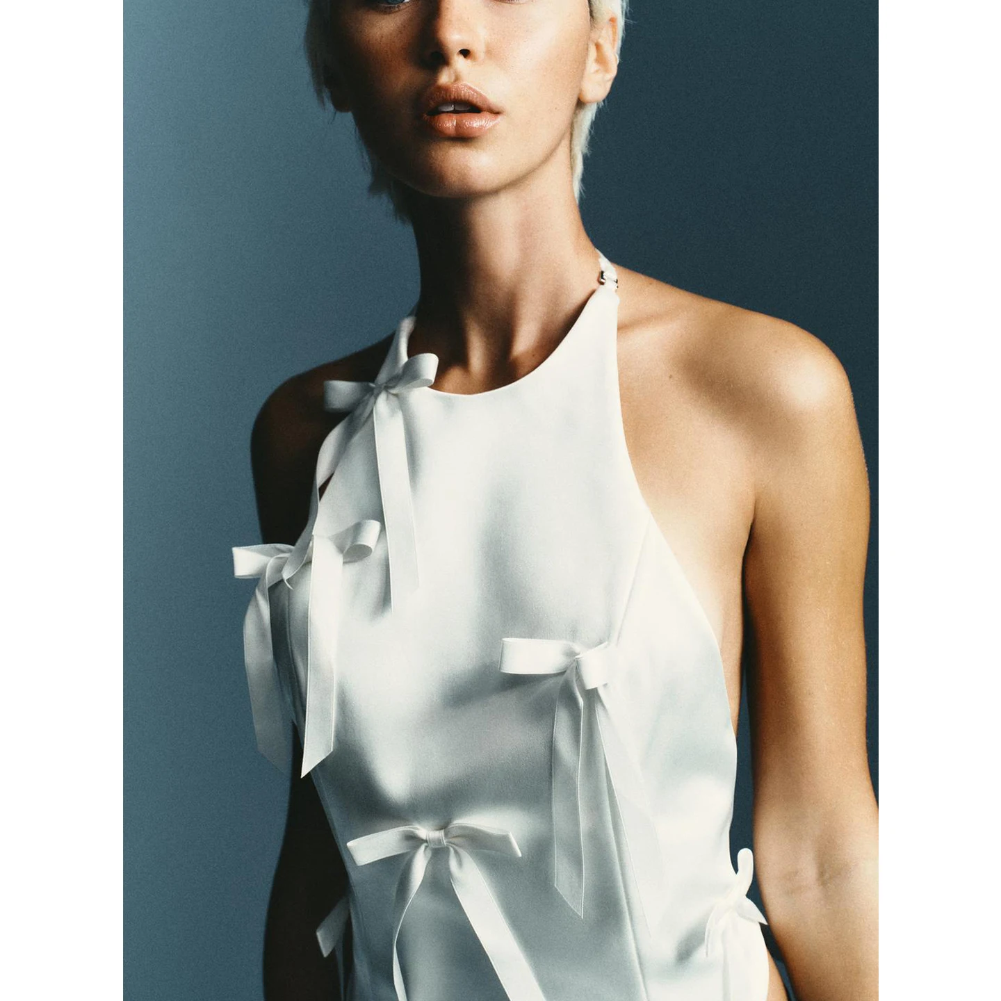 حصيرة Sle المرأة الجديدة الشتاء oulder-baring Netie أعلى حزام سترة ألياف البوليستر ort طول Faionable ملابس خارجية #3