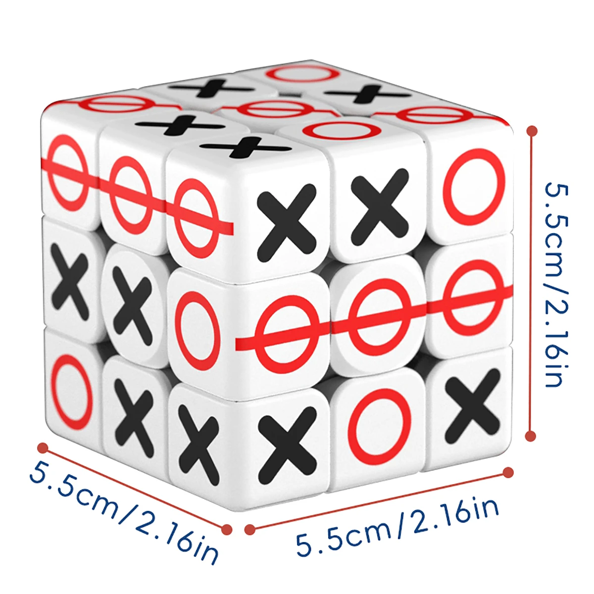 Kostka Magiczna 3x3x3 3DUV dziewięciozakładkowa układanka antystresowa profesjonalna płynna gra szybkościowa zabawka dla dzieci prezent